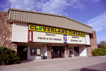 Cloverland Cinema 2 - Front Of Building (newer photo)